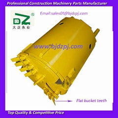 Drilling bit ,Drilling Bucket with Double Bottom, for Rotary Driling Rig