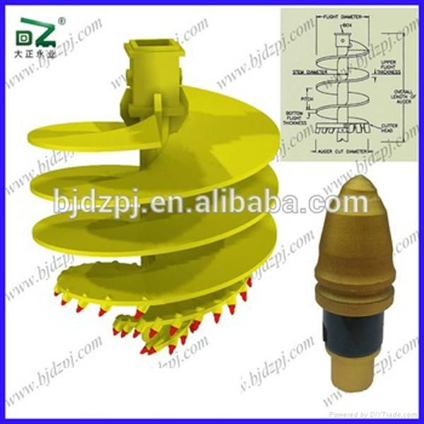 Rock Drilling Auger, Suitable for Drilling Medium to Strong Rock