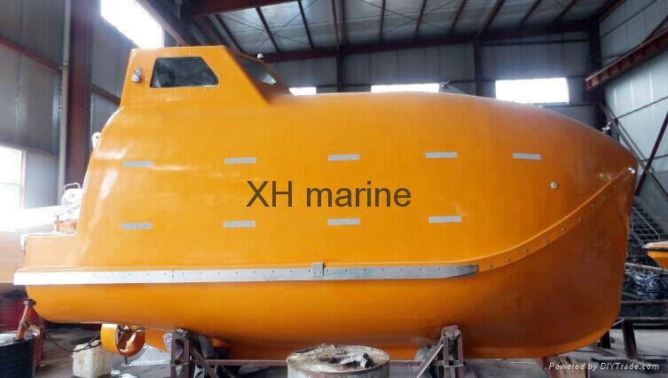 Marine life boat Used davit and engine 120persons SOLAS approved  4