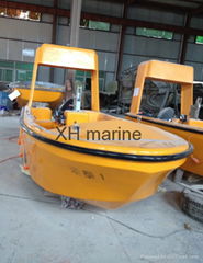 6 persons rescue boat and single arm davit CCS certificate for cheap pr