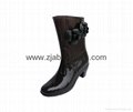 Fashion ladies rain boots, women shoes, pvc  rain boots 4