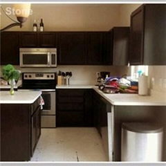 Pure White Quartz Stone Kitchen For Island Bench Top