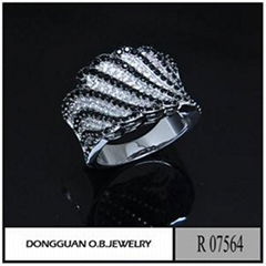 R7564 New Arrival Silver 925 Two Tone Evening Party Jewelry