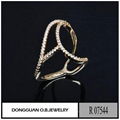 R7544 America Design Latest Style Fashion Line Style Brass Jewelry 1