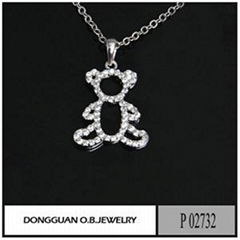 P2732 925 Sterling Silver Love Style Pendant Price List Jewelry