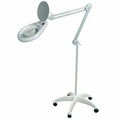 7 Inch LED Magnifier Lamp On Floor Stand 1