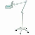 5 Inch Magnifier Lamp On Floor Stand