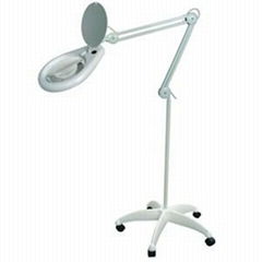 7 Inch Magnifier Lamp On Floor Stand