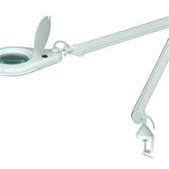 5 Inch LED Magnifier Lamp With Covered Arm