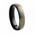 Beautiful Mens Black Tungsten Carbide