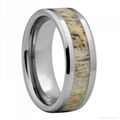 deer antler tungsten ring 1