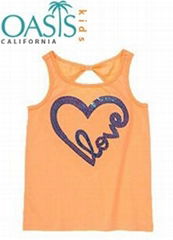 Wholesale Love Heart Tank at Oasiskidsclothing in USA  UK