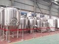 1500 L steam heated micro brewery