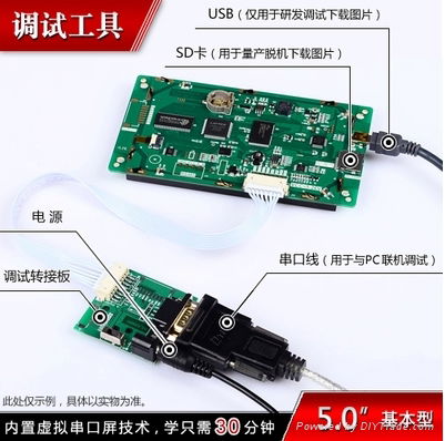 廣州大彩基本型5.0寸串口屏 3