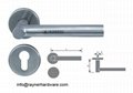 Ironmongery Stainless Steel Door Lever Handle on Plate 3