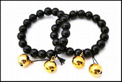 bracelet perle noir