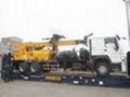 Heavy Duty Truck Mounted Water Well Drilling Rigs for 600m depth DTH Rotation Dr