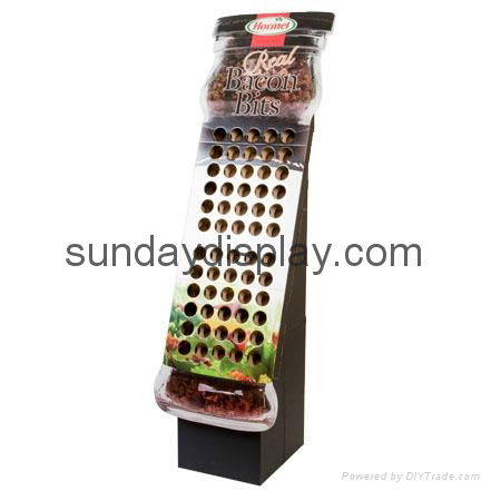 Apparel Corrugated cardboard hanging floor display stand