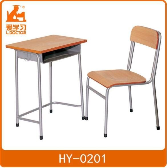 HY-0201 plywood classroom table and chair school furniture