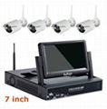 4CH 7inch WIFI Real Plug&Play LCD NVR Kit 1