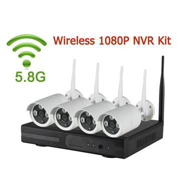 4CH 1080P 5.8G WIFI NVR Kit 2