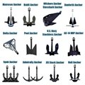 U.S. stockless navy ship anchor for