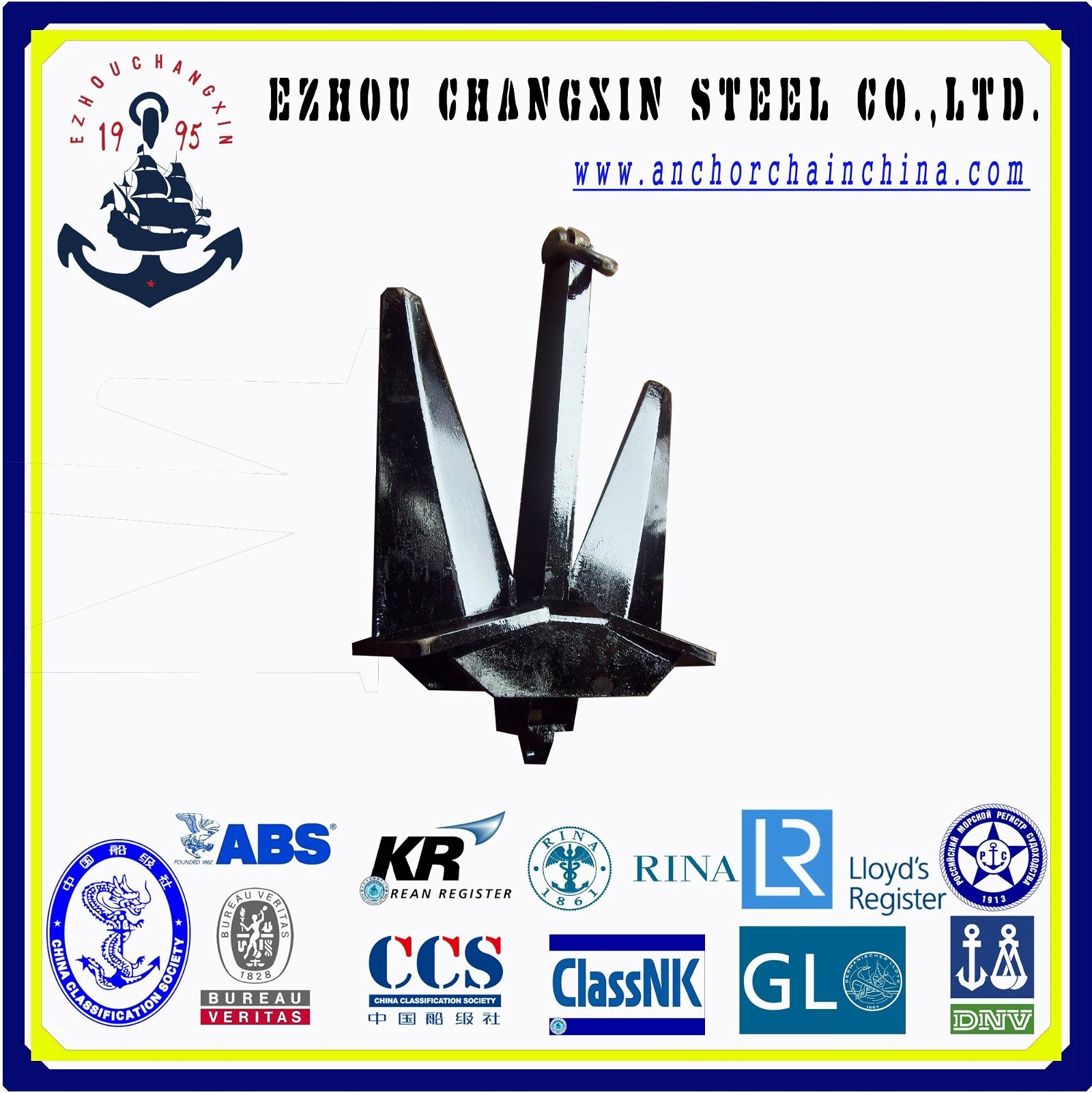 The worldsale anchor service Type N Pool Stockless Anchor    with delivery quick