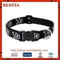 Custom Cheap Jacquard Ribbon Dog Collar Fashion Jacquard Pet Collars 2