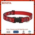 Custom Cheap Jacquard Ribbon Dog Collar Fashion Jacquard Pet Collars 4