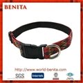 Custom Cheap Jacquard Ribbon Dog Collar Fashion Jacquard Pet Collars 5