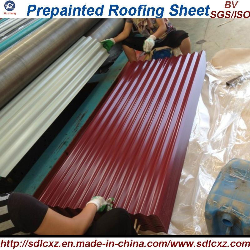 Color Coated Corrugated Steel Sheet and Roofing Sheet 5