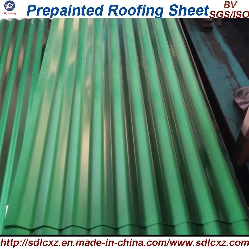 Prepainted Corrugated Steel Sheet and Roofing Sheet