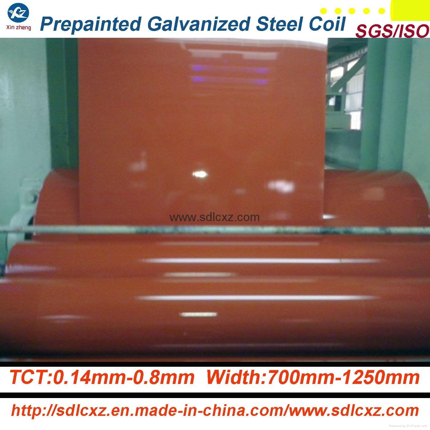 0.32mm PPGI--Color Coated Galvanized Steel Coil 4