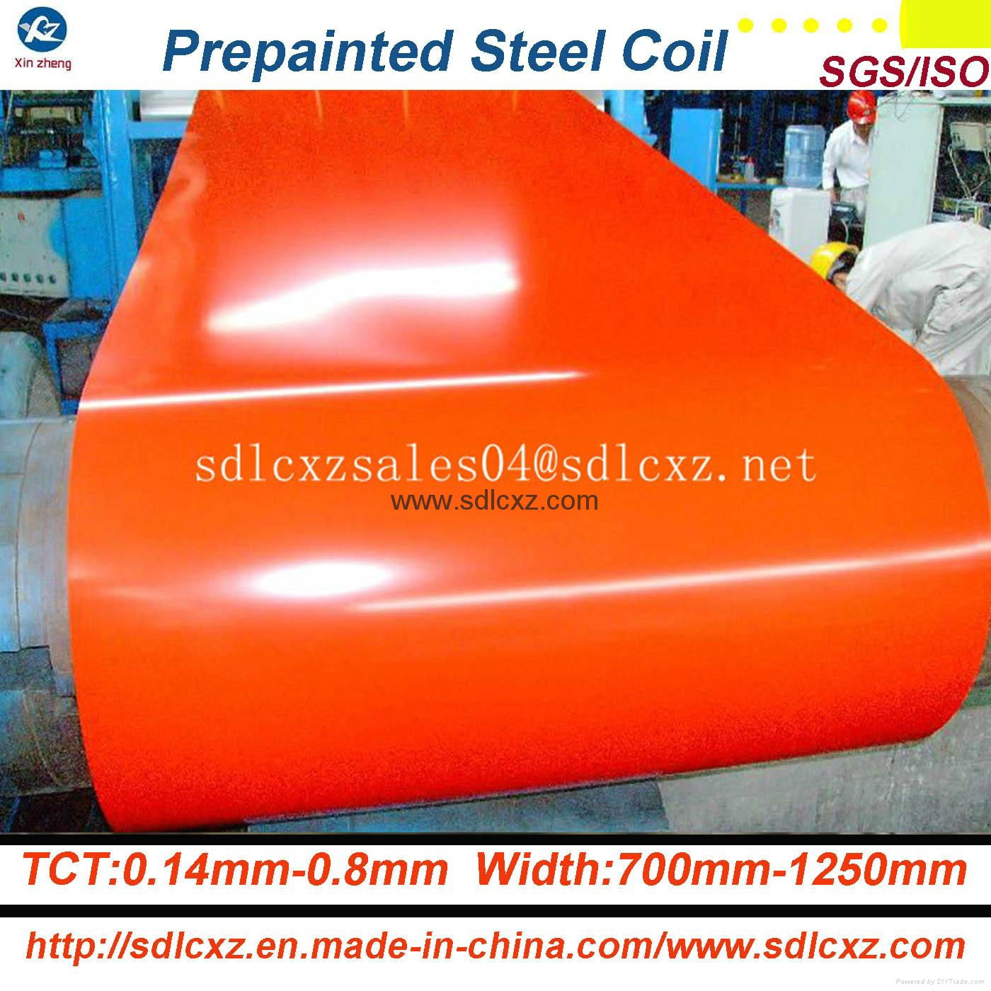0.32mm PPGI--Color Coated Galvanized Steel Coil 5