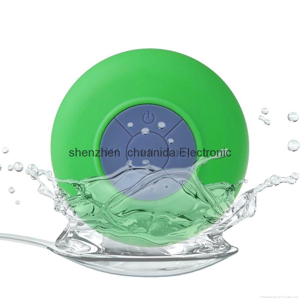 Waterproof Wireless Mini Bluetooth Speaker with Handsfree and FM 3