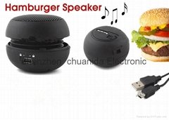Mini Hamburger Speaker for Mobile Phone