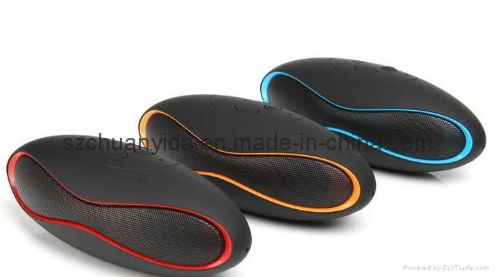 Mini Bluetooth Speaker for Wireless Rugby Mobile Phone Speaker with FM Radio