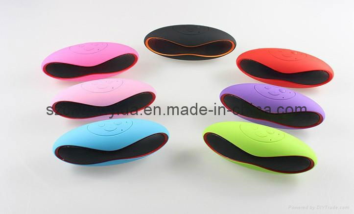 Mini Bluetooth Speaker for Wireless Rugby Mobile Phone Speaker with FM Radio 3