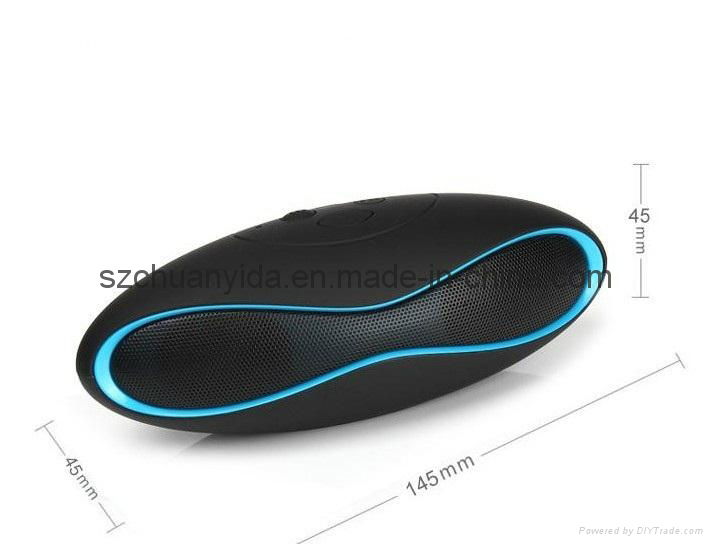 Mini Bluetooth Speaker for Wireless Rugby Mobile Phone Speaker with FM Radio 4