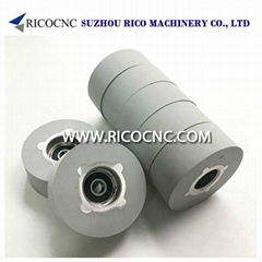 Rubber Pressure Roller Wheels with Bearing for Edgebanders Edge Banding Machine