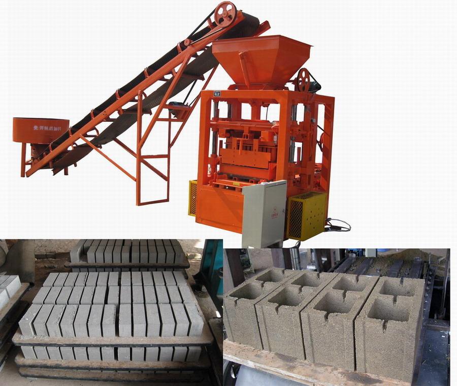 QT435A semiautomatic cement brick making machine KAIDONG (China