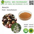 Buckeye seed aescin horse chestnut extract escin