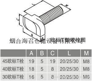 工業鋁型材專用T型螺絲 2