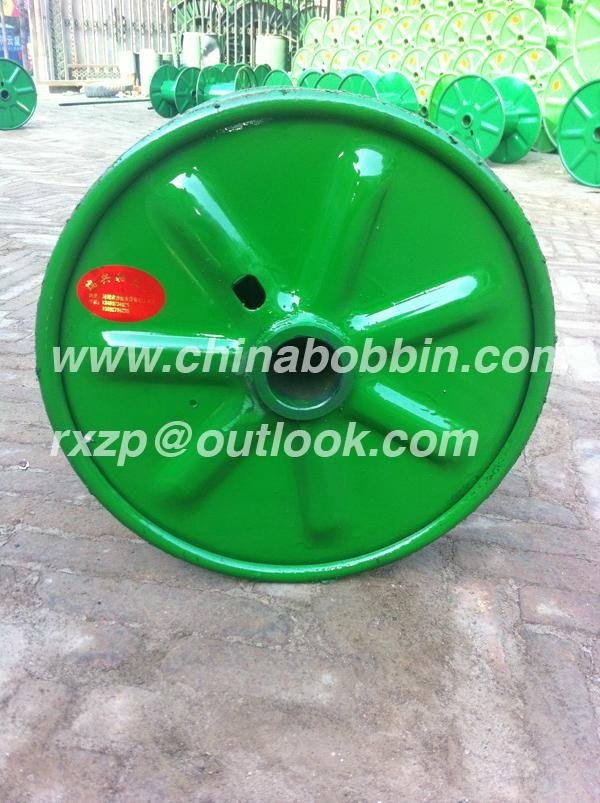 Pressed steel bobbin cable spool for steel wire cable copper PND 800 cable steel 4