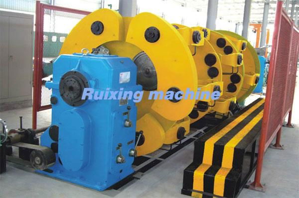 Back-twist Steel-armoring Cu-screening cage type stranding machine 3