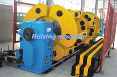 Steel-armoring Cu-screening cage type stranding machine