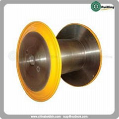 Double layer high speed cable bobbin