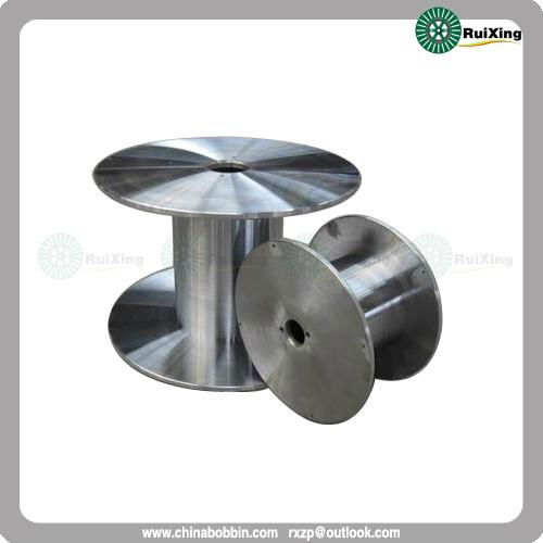 Flat-plate type steel reel for high speed machine Reel with solid flanges, turne 3