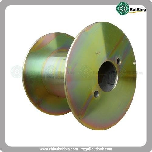 Flat-plate type steel reel for high speed machine Reel with solid flanges, turne 4