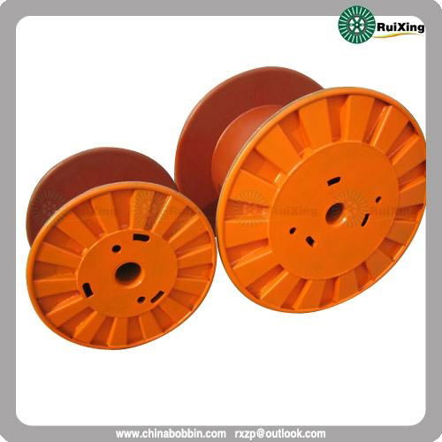 Metal cable puller wire drum bobbin custom mild steel wire spool cable steel wir 4